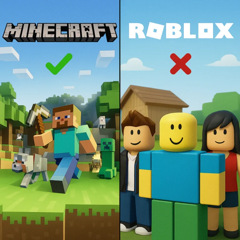 Featured image for Minecraft vs. Roblox Which Is Safer in 2026 The Truth
